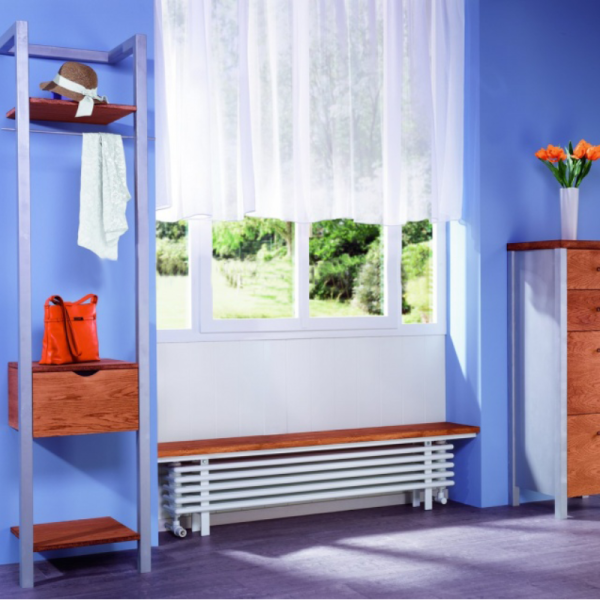 Радиатор-скамья Arbonia BANK-RADIATOR 4F5150 5/565/4 секций, длина 1500 (нижнее)