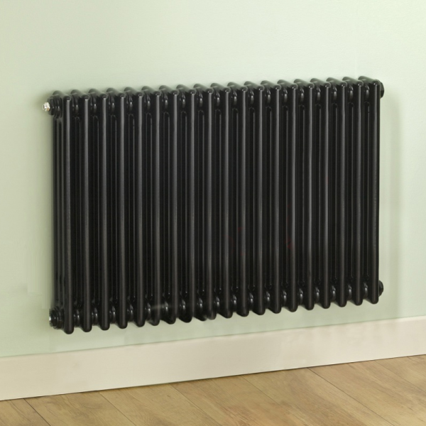 Радиатор Zehnder 3057 / 24 N1270 3/4" RAL 9217matt боковое подключение