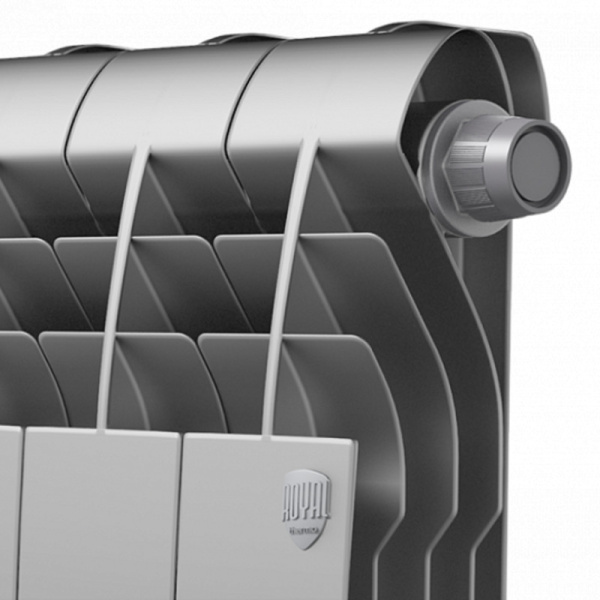 Биметаллический радиатор Royal Thermo BiLiner 500 Silver Satin - 4 секц.