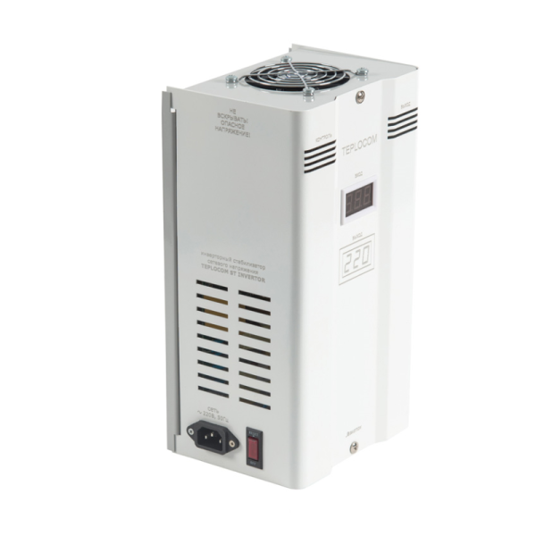 Фазоинверторный стабилизатор напряжения для бытовой техники Teplocom ST-1000 INVERTOR