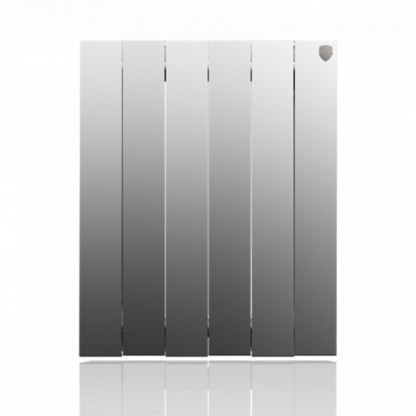 Биметаллический радиатор Royal Thermo PianoForte 500 Silver Satin - 4 секц.