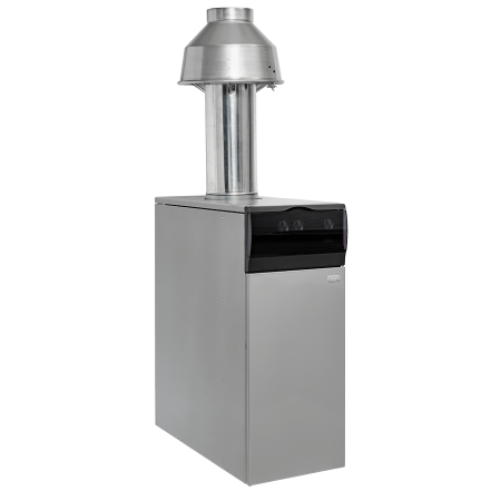 Газовый напольный котёл BAXI Slim 1.490 iN вытяжной колпак  диаметр 160 мм, заказывается отдельно